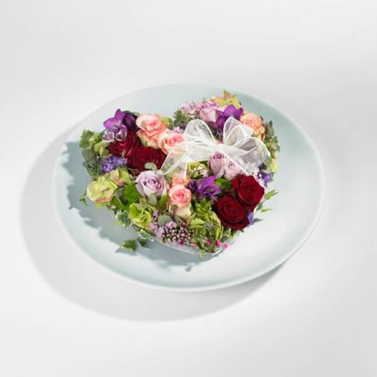 Oasis hjärta. 18 cm. 2 stycken