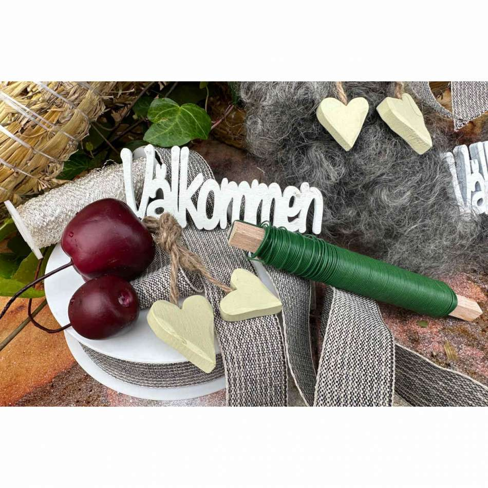 Välkommen stick Vit. ca 10 x 4 cm