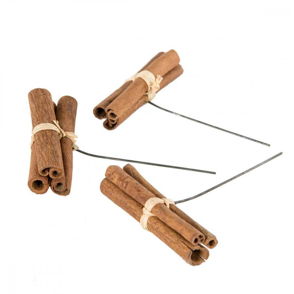 Kanel, trådad. 8 cm. 3 st