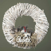 Glad Påsk, stick. Vit. 9 x 4 cm Glad Påsk, stick. Vit. 9 x 4 cm