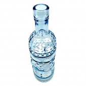 Glasflaska Mönstrad Blå 20 cm Glasflaska Mönstrad Blå 20 cm