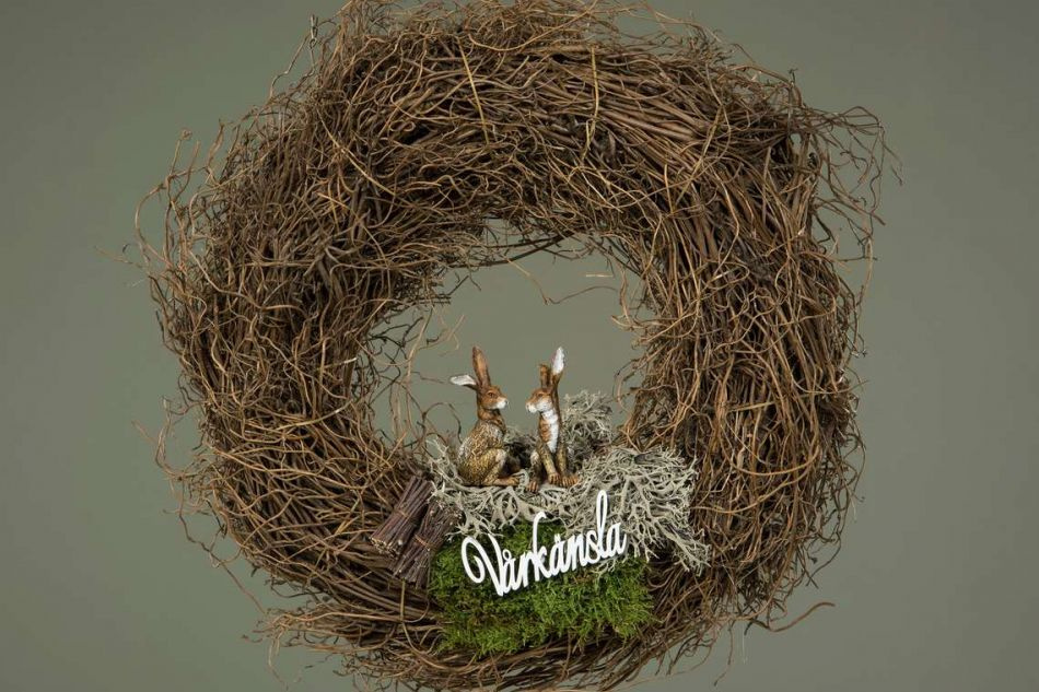 Vårkänsla, vit, 8 x 3 cm