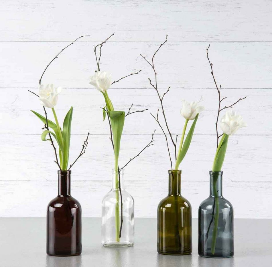 Glasflaska med kork 400 ml