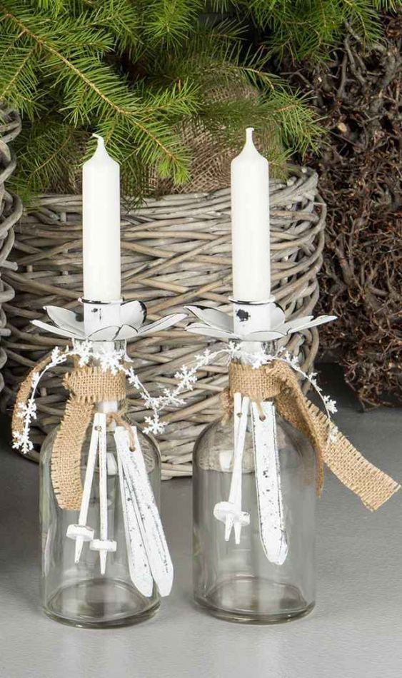 Glasflaska med kork 400 ml