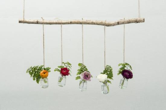 små flaskor att hänga 