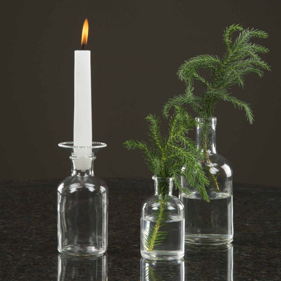 Glasflaska med kork 250 ml