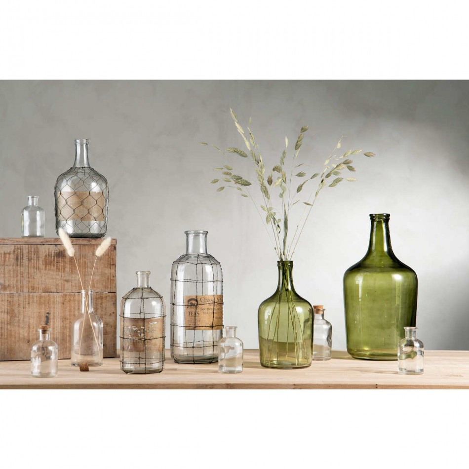 Glasflaska med kork 250 ml