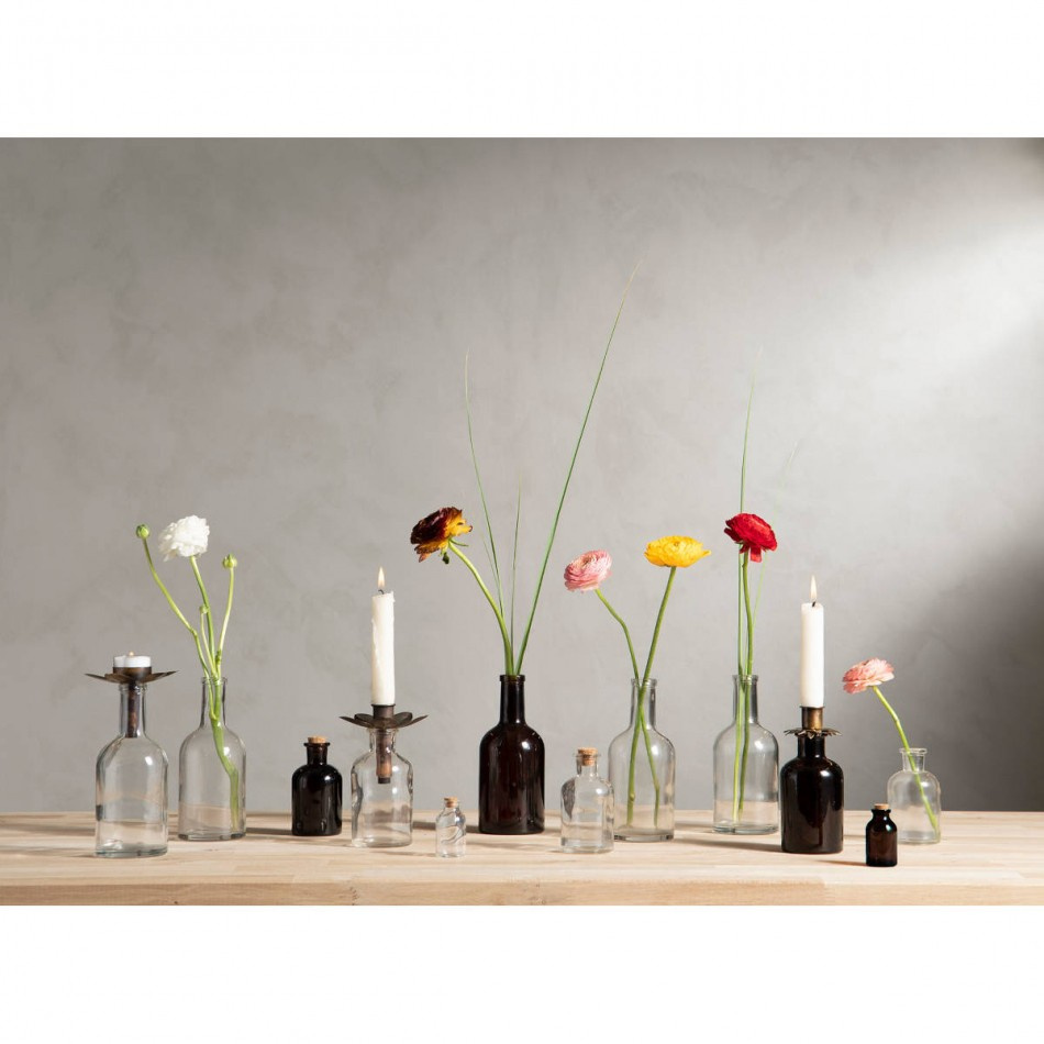 Glasflaska med kork 250 ml