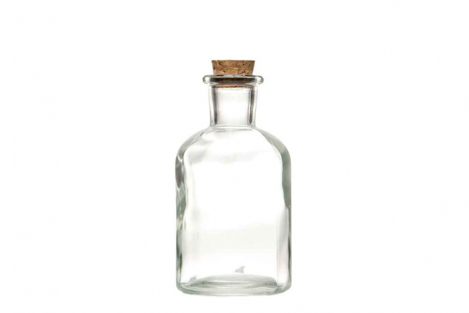 Glasflaska med kork 150 ml