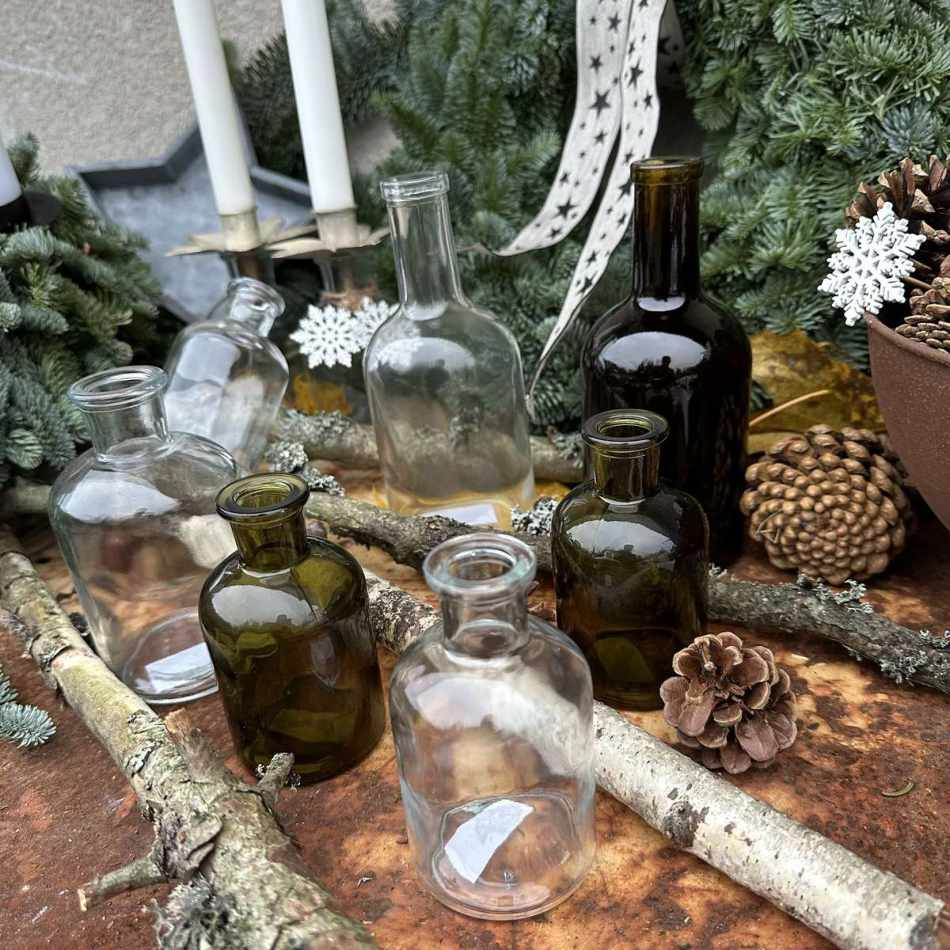 Glasflaska med kork 150 ml