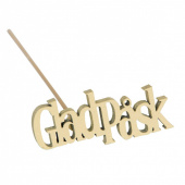 Glad Påsk, stick. Gul. 6 x 2,5 cm Glad Påsk, stick. Gul. 6 x 2,5 cm