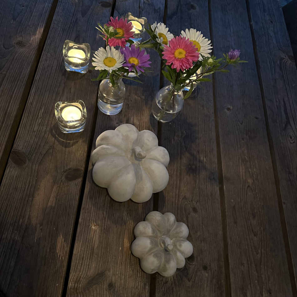 Pumpa av betong ca 16 cm