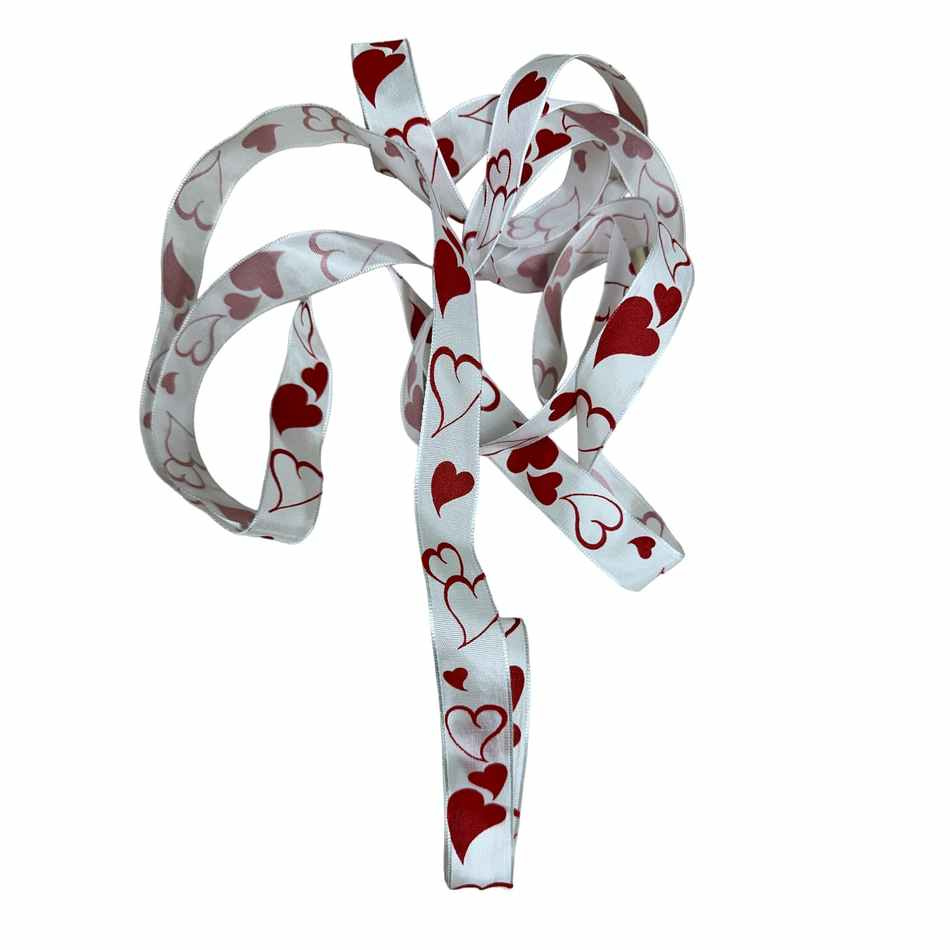 Band med hjärtan 25 mm ( 3 meter)