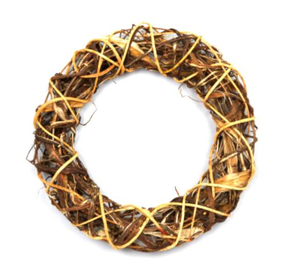 Krans av rotting / pil. ca 28 cm