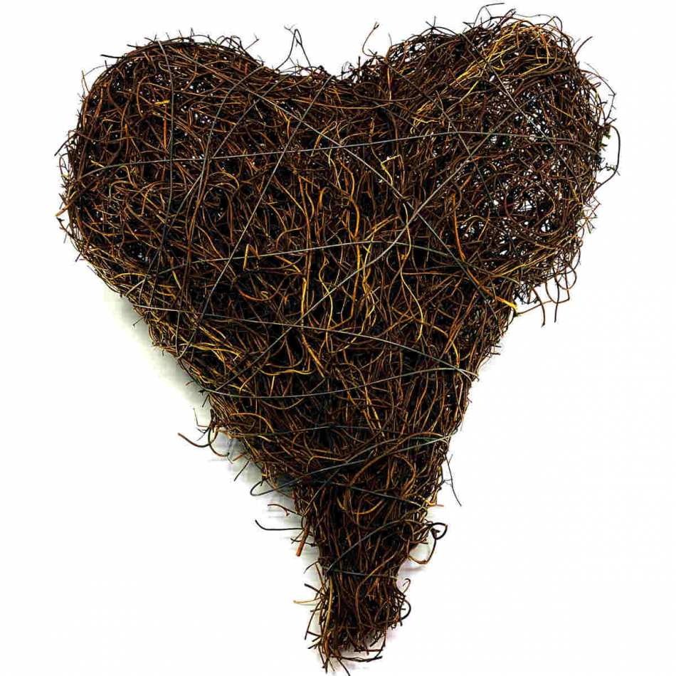 Salimhjärta. 28x24 cm. 