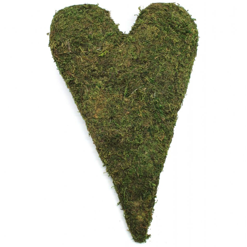 Mosshjärta, 44x29cm 