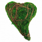 Mosshjärta med kvistar Mosshjärta med kvistar