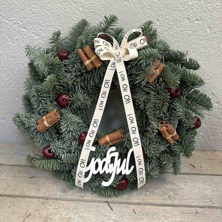 Dekorband med texten Ho Ho Ho! (2.5 meter)