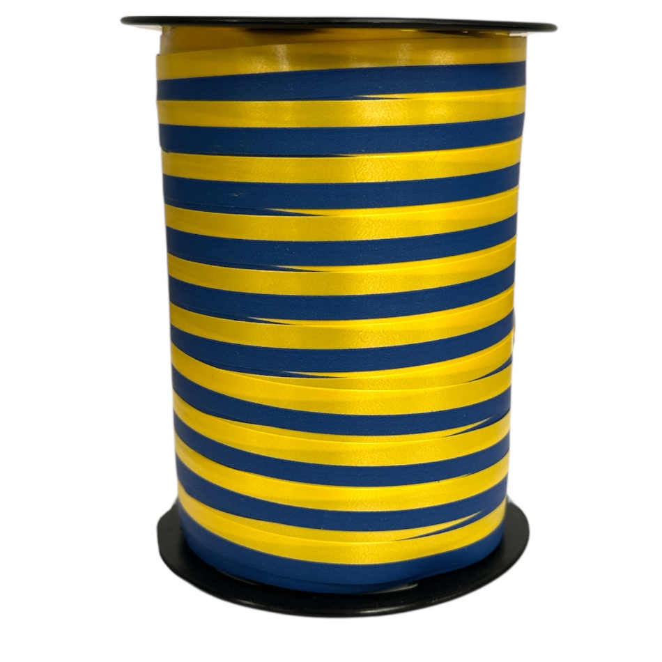 Presentsnöre blågult, 225 meter