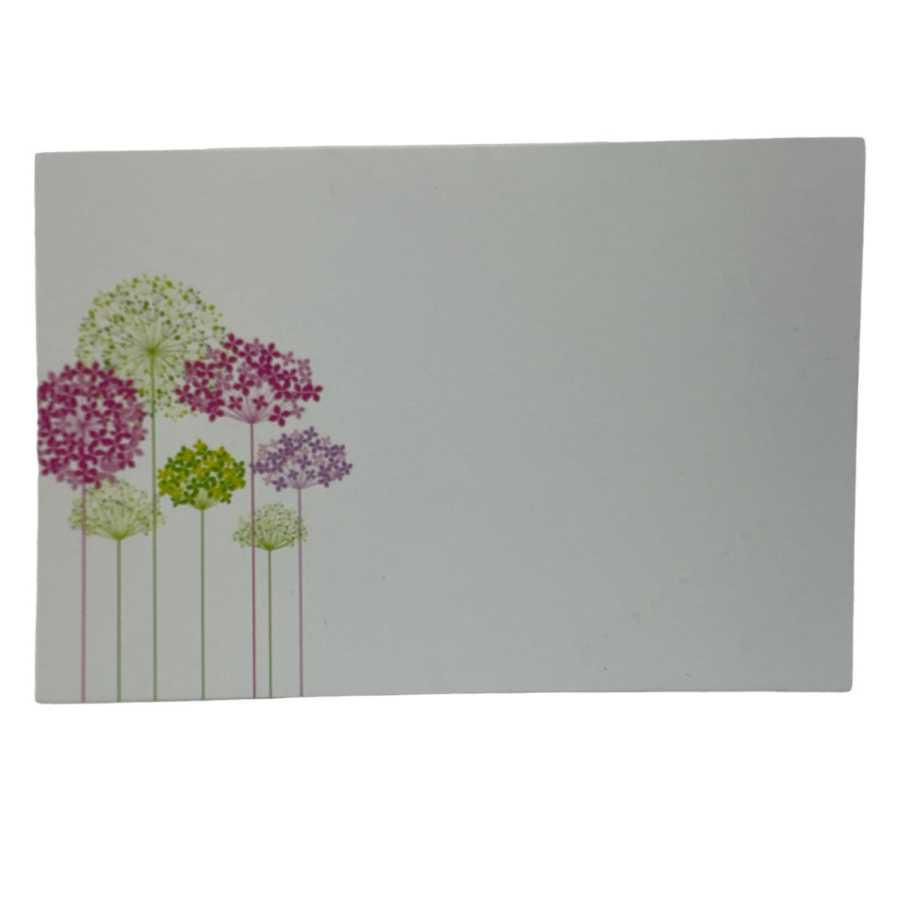 Blomsterkort målade hortensior 50st