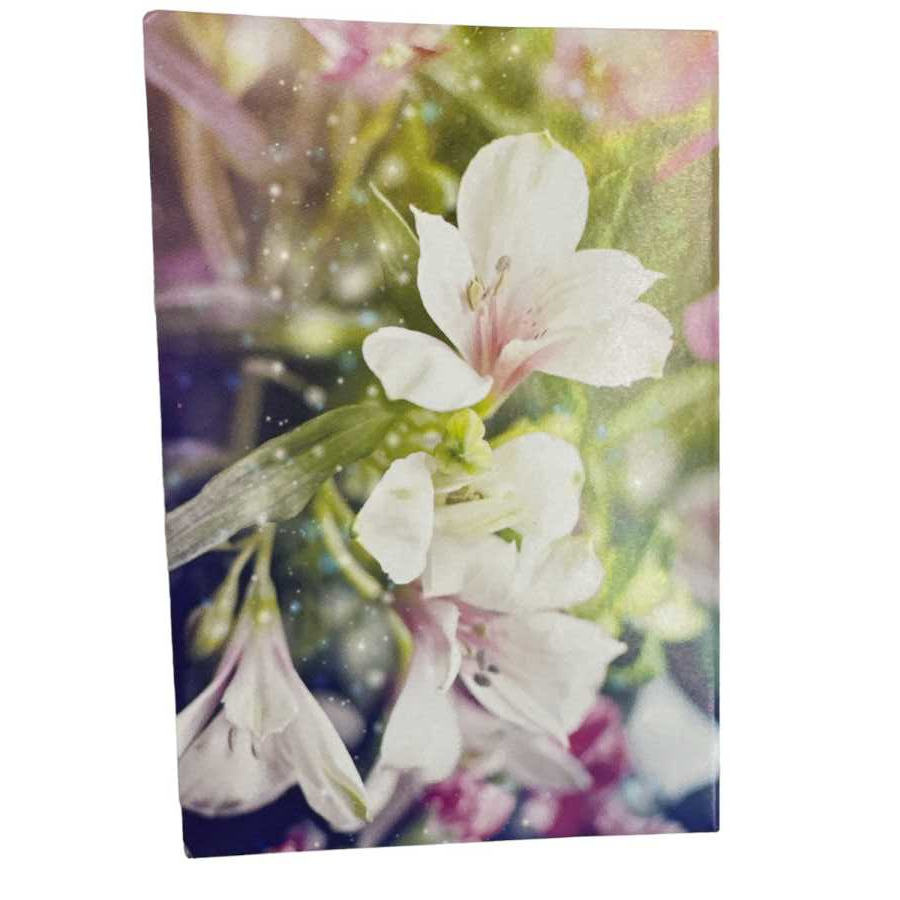 Blomsterkort dubbelvikt med alstroemeria 25st