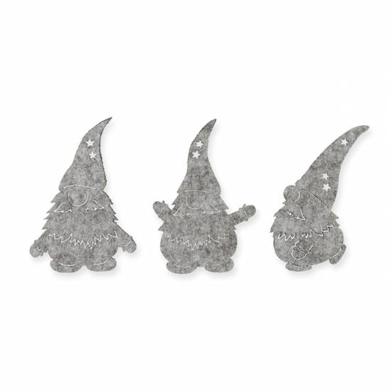 3 olika utföranden på tomtarna