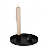 Ljushållare magnet svart Ljushållare magnet svart
