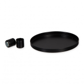 Ljushållare magnet svart Ljushållare magnet svart