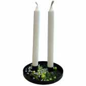 Ljushållare magnet svart Ljushållare magnet svart