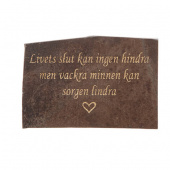 Skiffersten med text – Livets slut kan ingen hindra Skiffersten med text – Livets slut kan ingen hindra