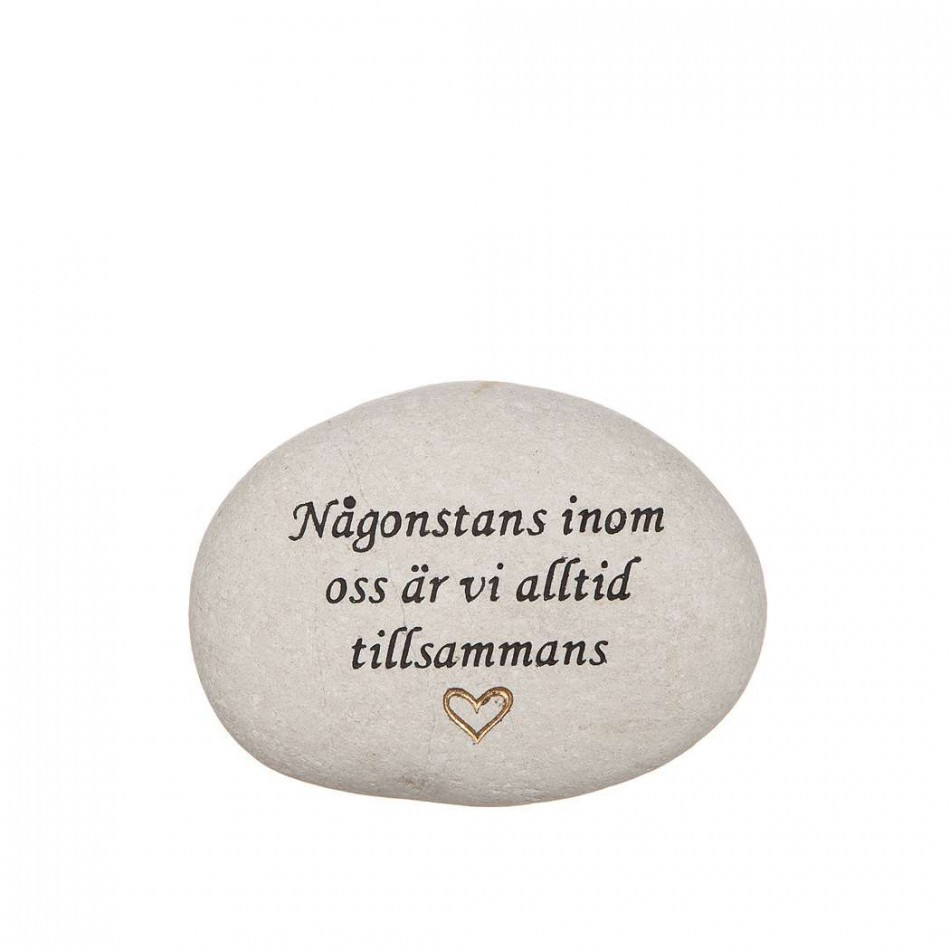 Sten med text – Någonstans inom oss