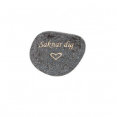 Sten med text – Saknar dig Sten med text – Saknar dig