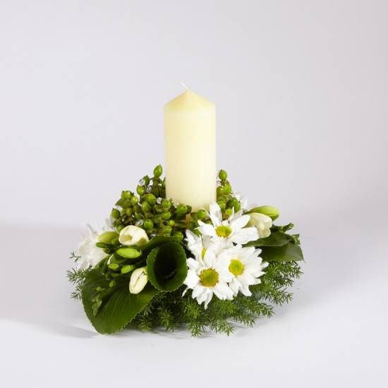 Oasis med skål, 16x9 cm