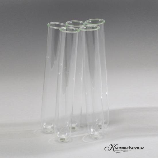 provrör i glas till snittblommor