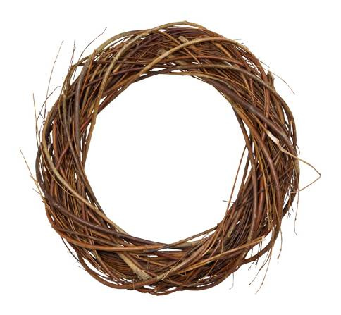 Krans av oskalad pil, ca 30 cm