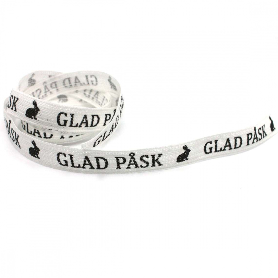 Textilband Glad Påsk, 3 meter