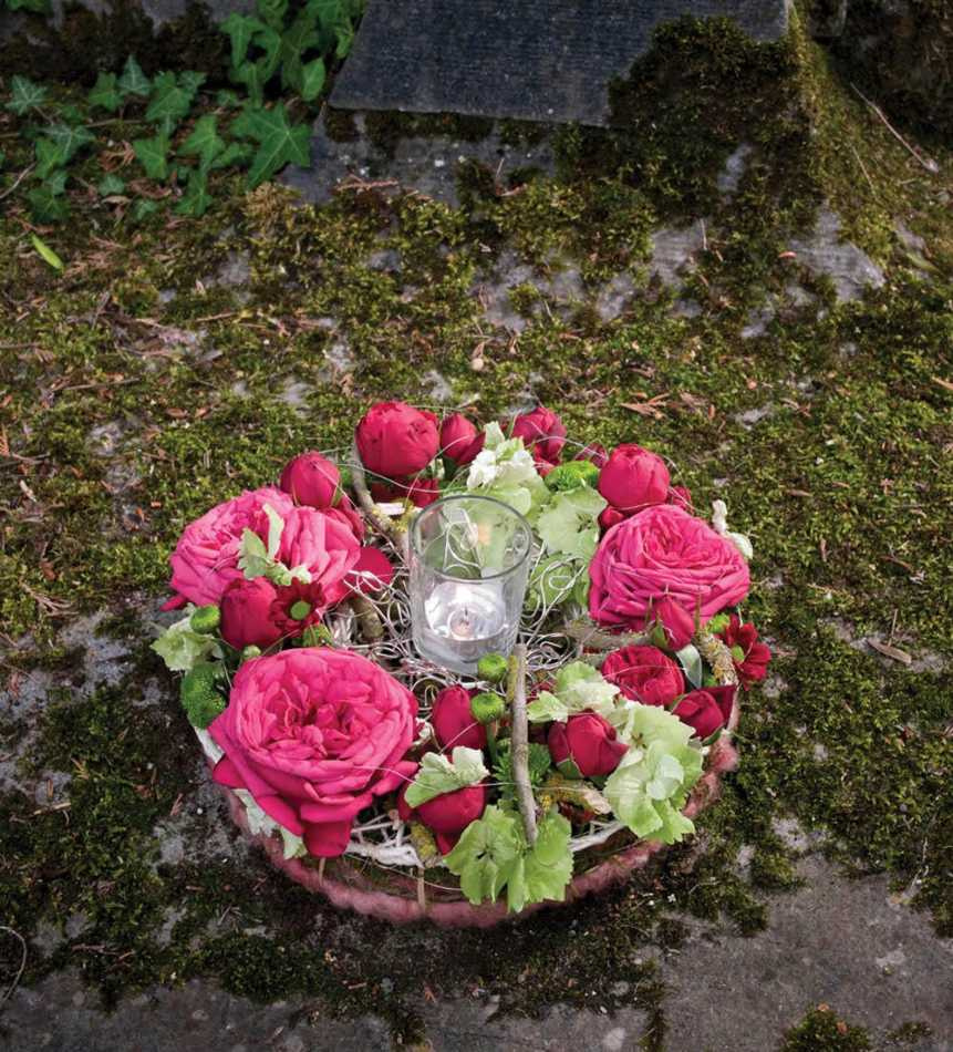 Oasis Posy Pad, ca 23 cm