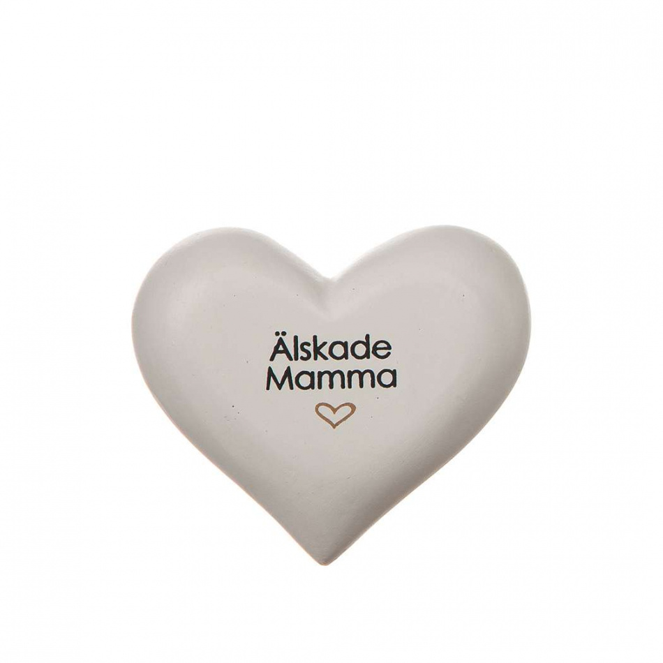 Hjärta med text – Älskade mamma