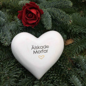 Hjärta med text – Älskade morfar Hjärta med text – Älskade morfar