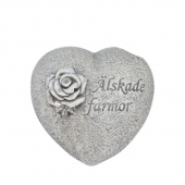 Hjärta med text – Älskade farmor Hjärta med text – Älskade farmor