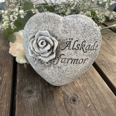 Hjärta med text – Älskade farmor Hjärta med text – Älskade farmor