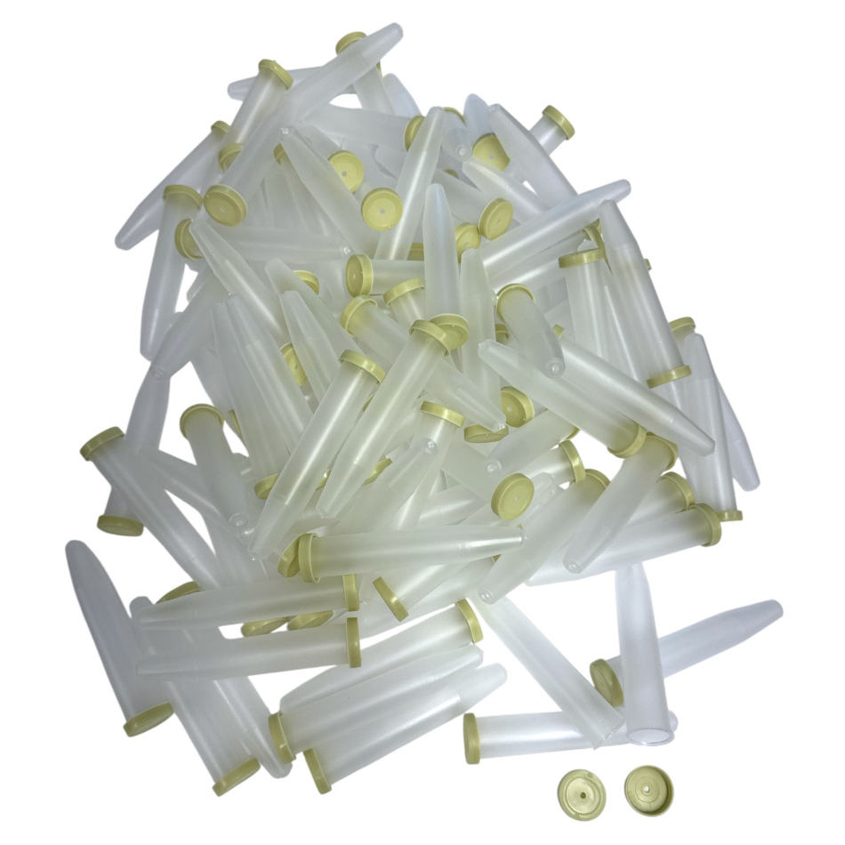 Provrör/vaser 11 x 2.2 cm. ca 100 st - Storpack