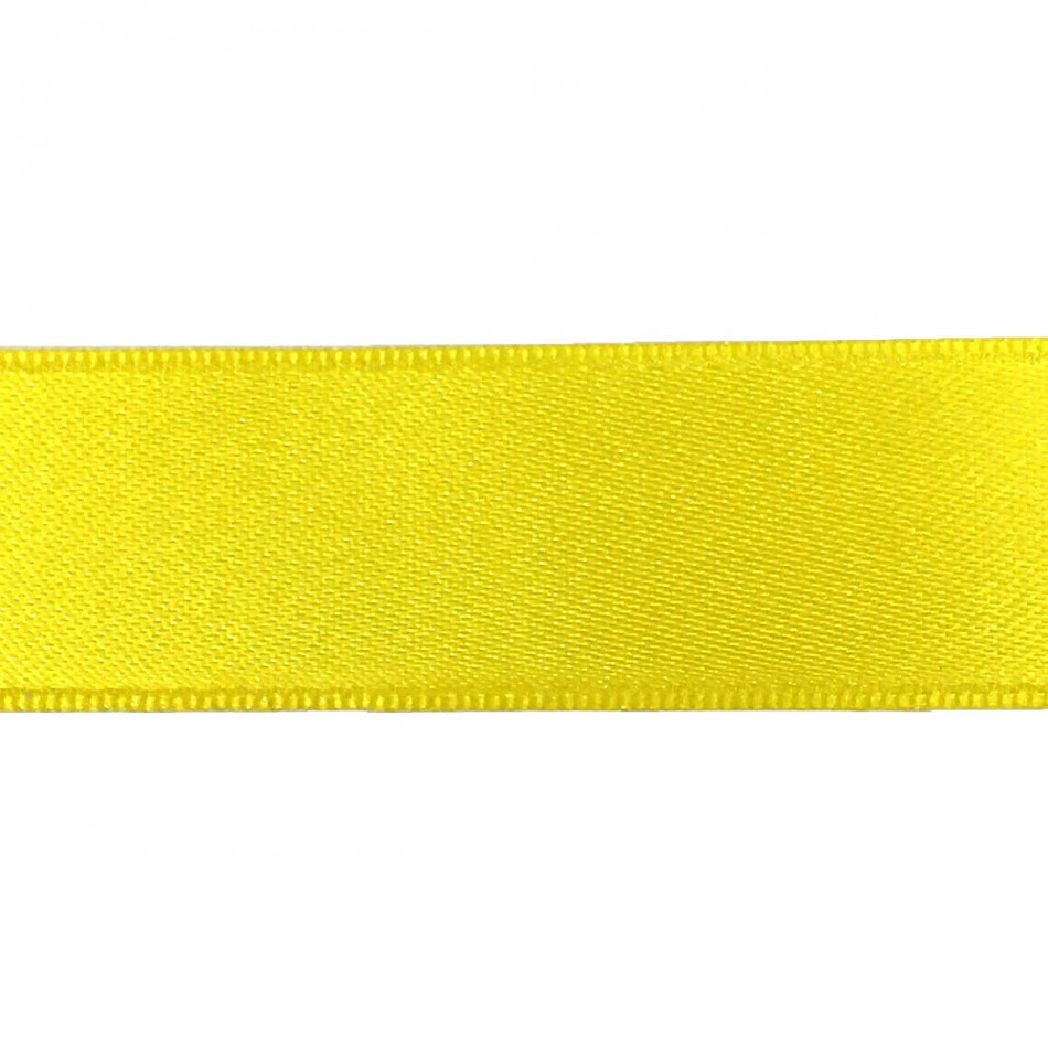 Gult satinband, 25 mm ( 3 meter)