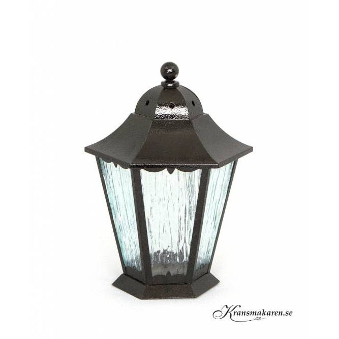 Glas, råglas, till 25 cm stående lykta