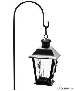 Gravlykta, svart hängande