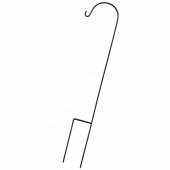 Spjut till hängande gravlykta, dubbelfot, silvergrå Spjut till hängande gravlykta, dubbelfot, silvergrå