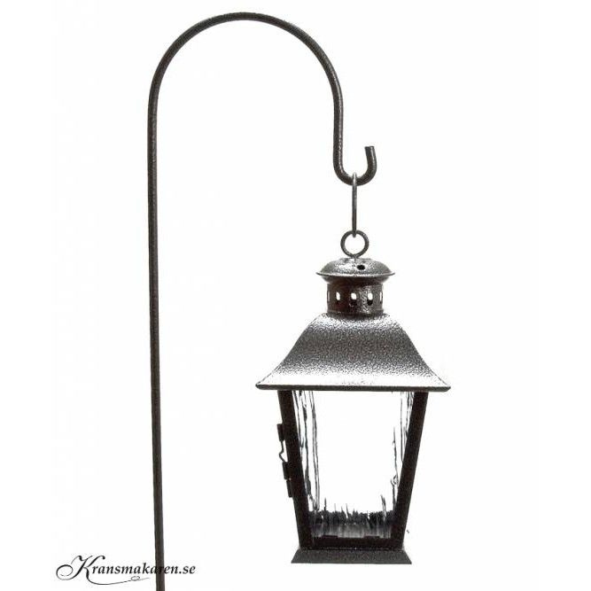 Spjut till hängande gravlykta, silvergrå