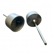 Ljushållare för Värmeljus - Råmetall 2 st Ljushållare för Värmeljus - Råmetall 2 st