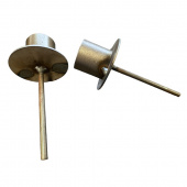 Ljushållare för Kronljus - Råmetall 2 st Ljushållare för Kronljus - Råmetall 2 st