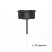 Ljushållare för Värmeljus - Svarta  4 st Ljushållare för Värmeljus - Svarta  4 st